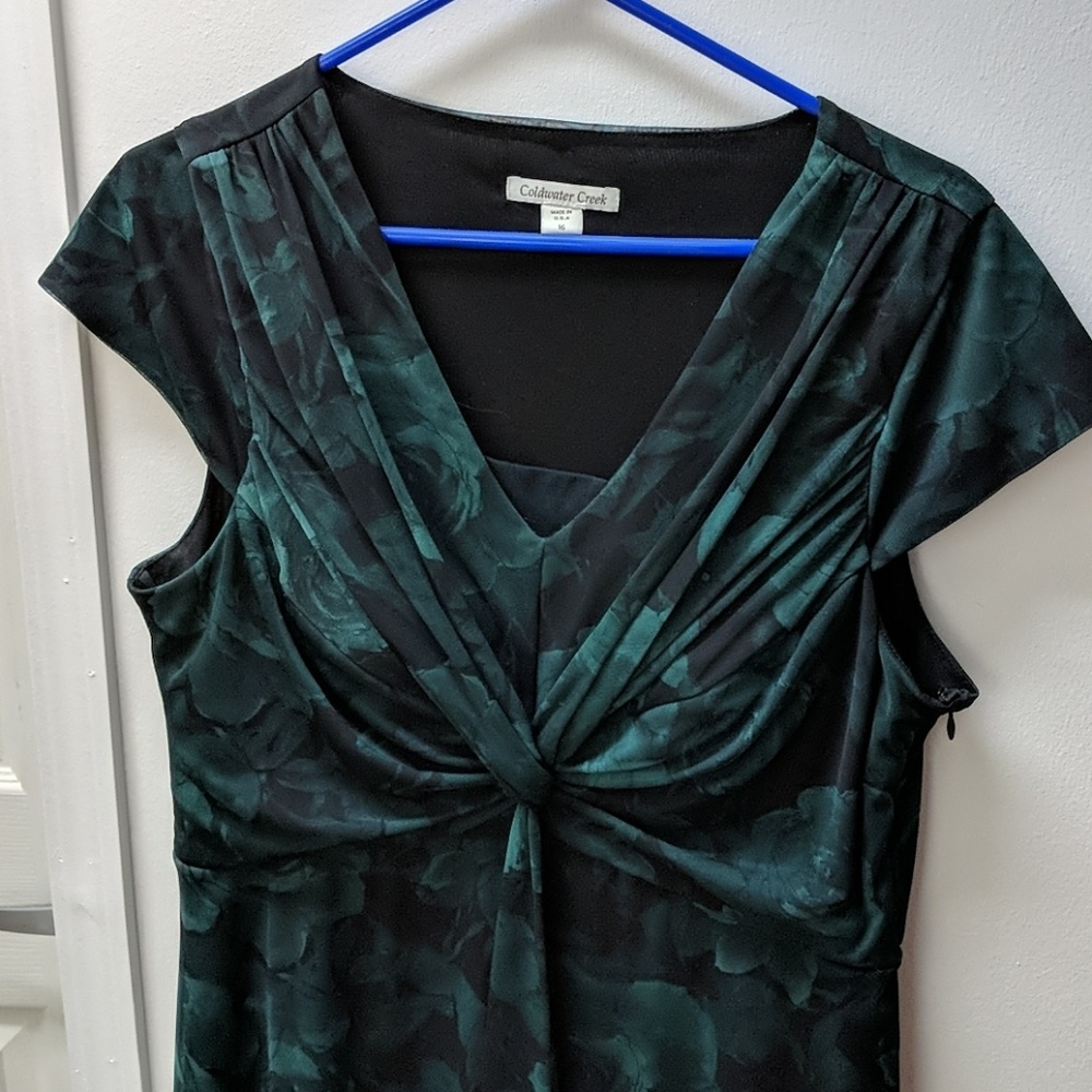 Floral empire-waist dress